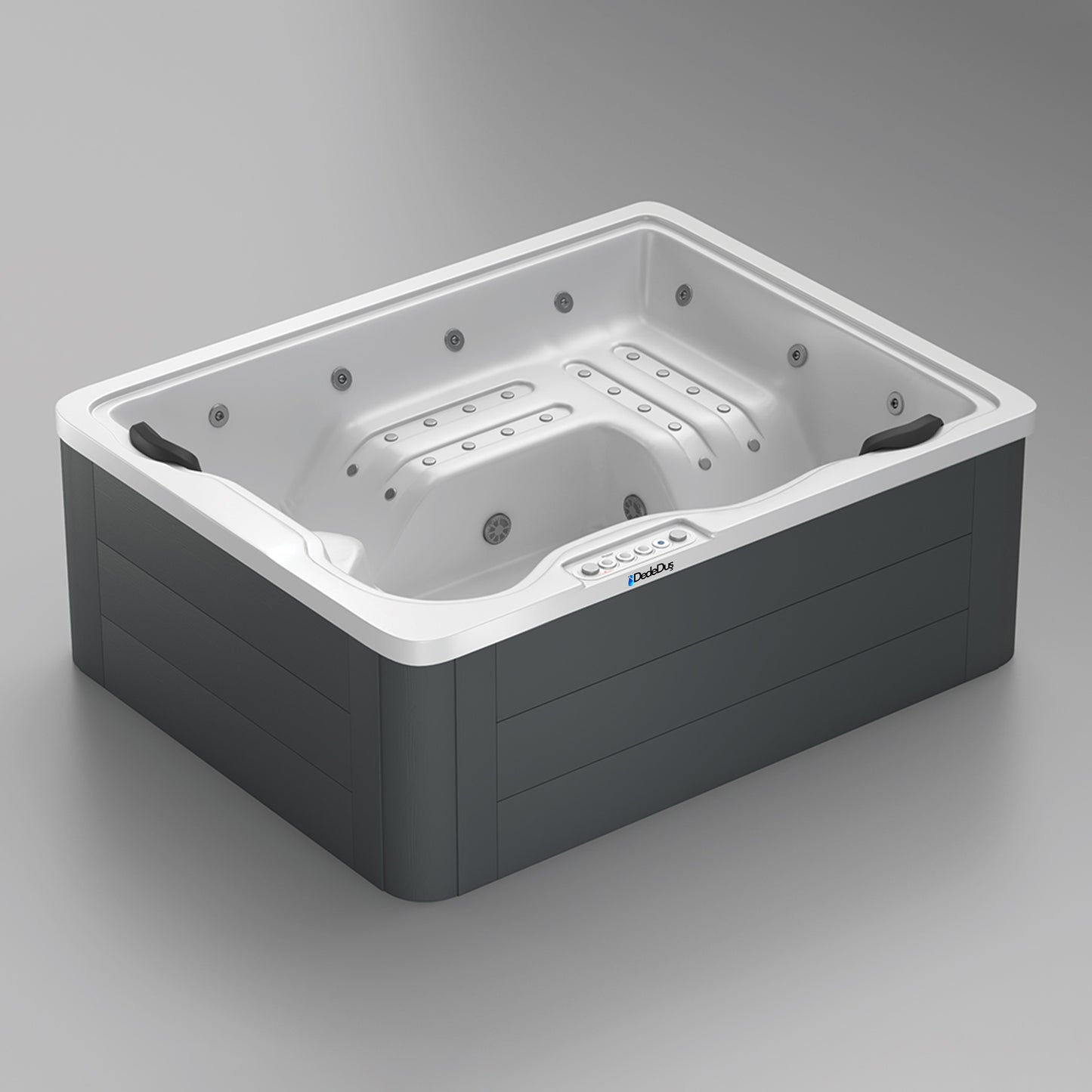 Alba SPA Jakuzi, 170x215 cm, Dede Duş - Shower | Modern Tasarım