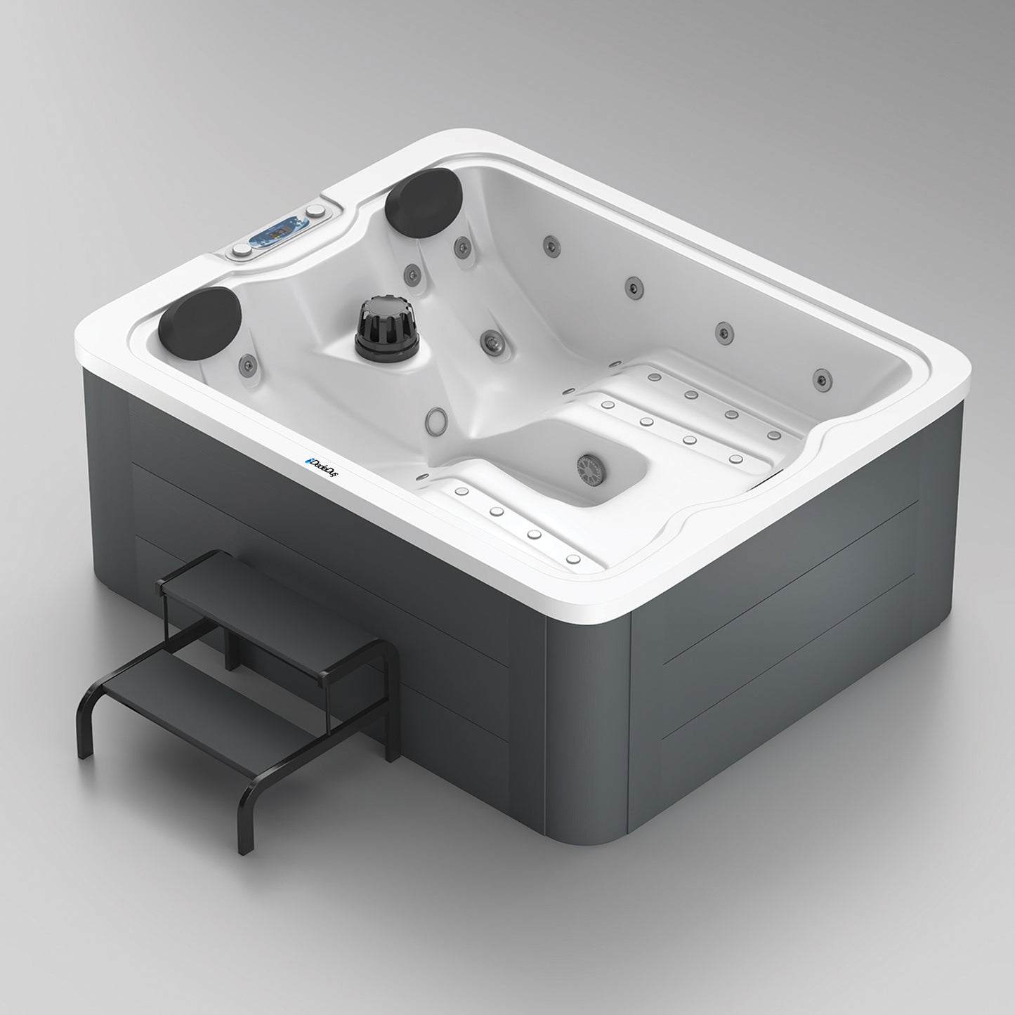 Atlas Mini SPA Jakuzi, 160x195cm - Dede Duş - Shower