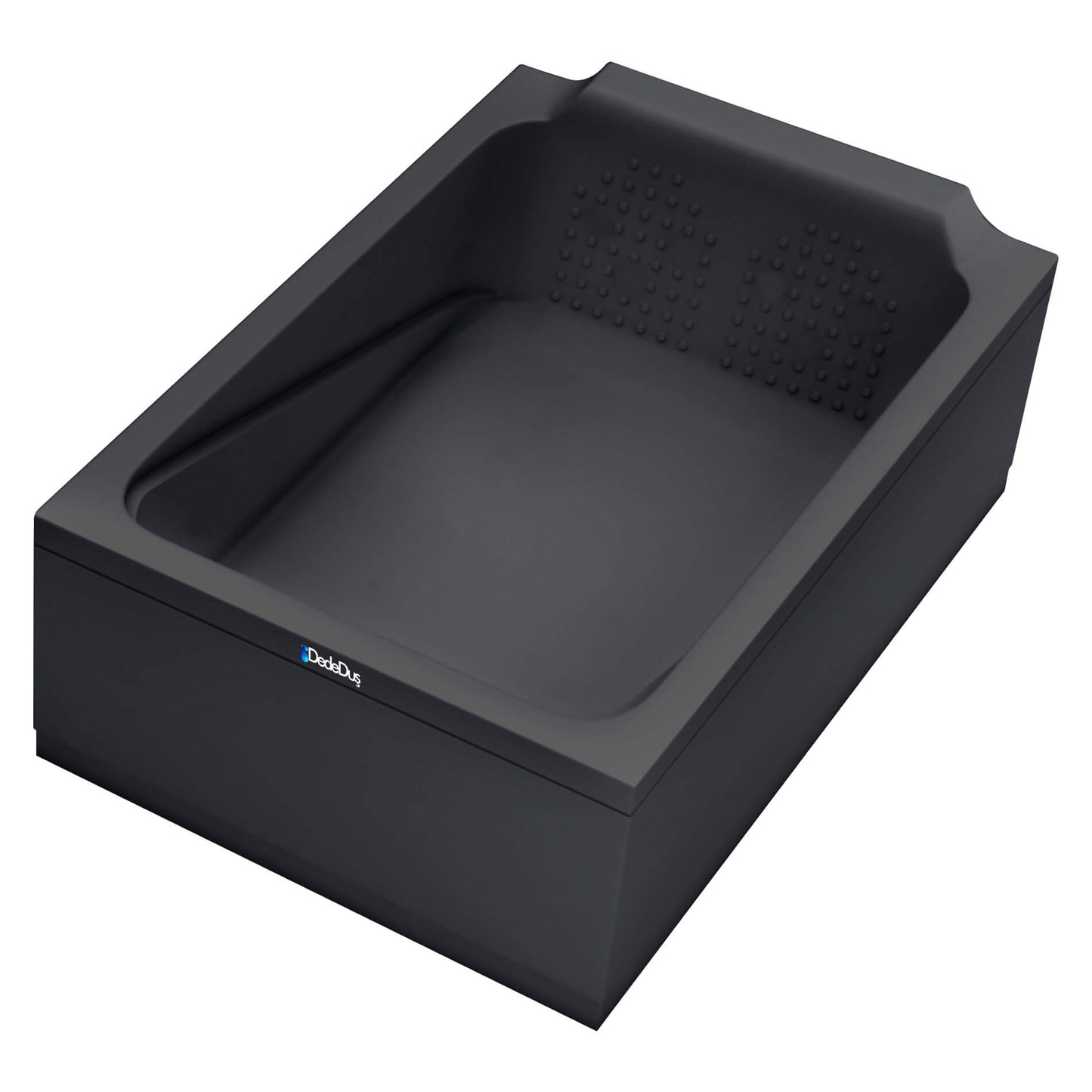 120x180cm 2 kişilik siyah küvet jakuzi, Mod Kalender, Dede Duş, Beşiktaş