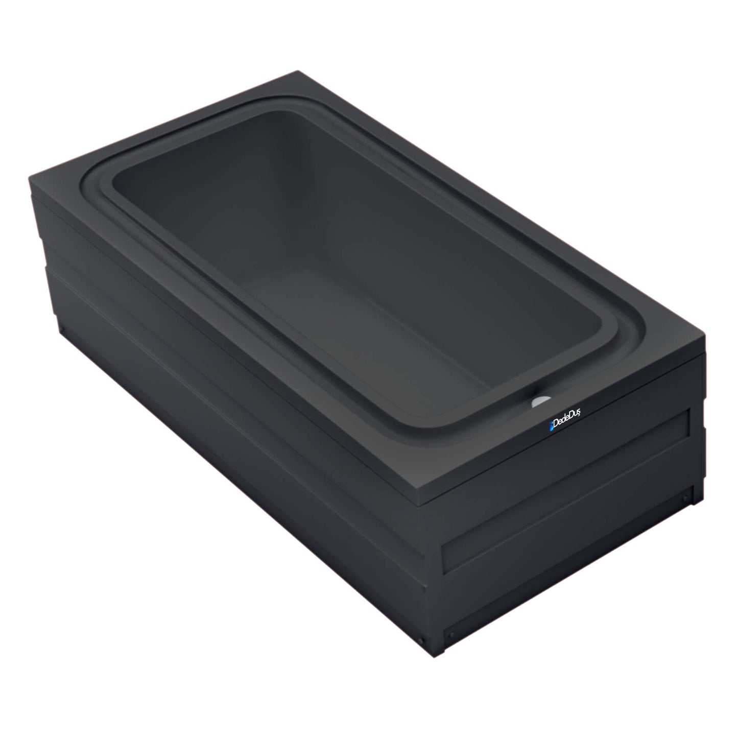 siyah 200x100 dikdörtgen taşmalı küvet, MOD Kefeliköy, Dede Duş, Beşiktaş