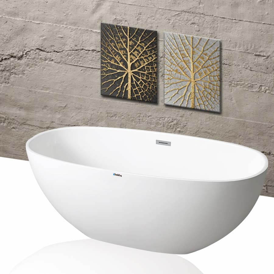 beyaz renkli modern küvet 180 x 77cm Dede Duş Levent