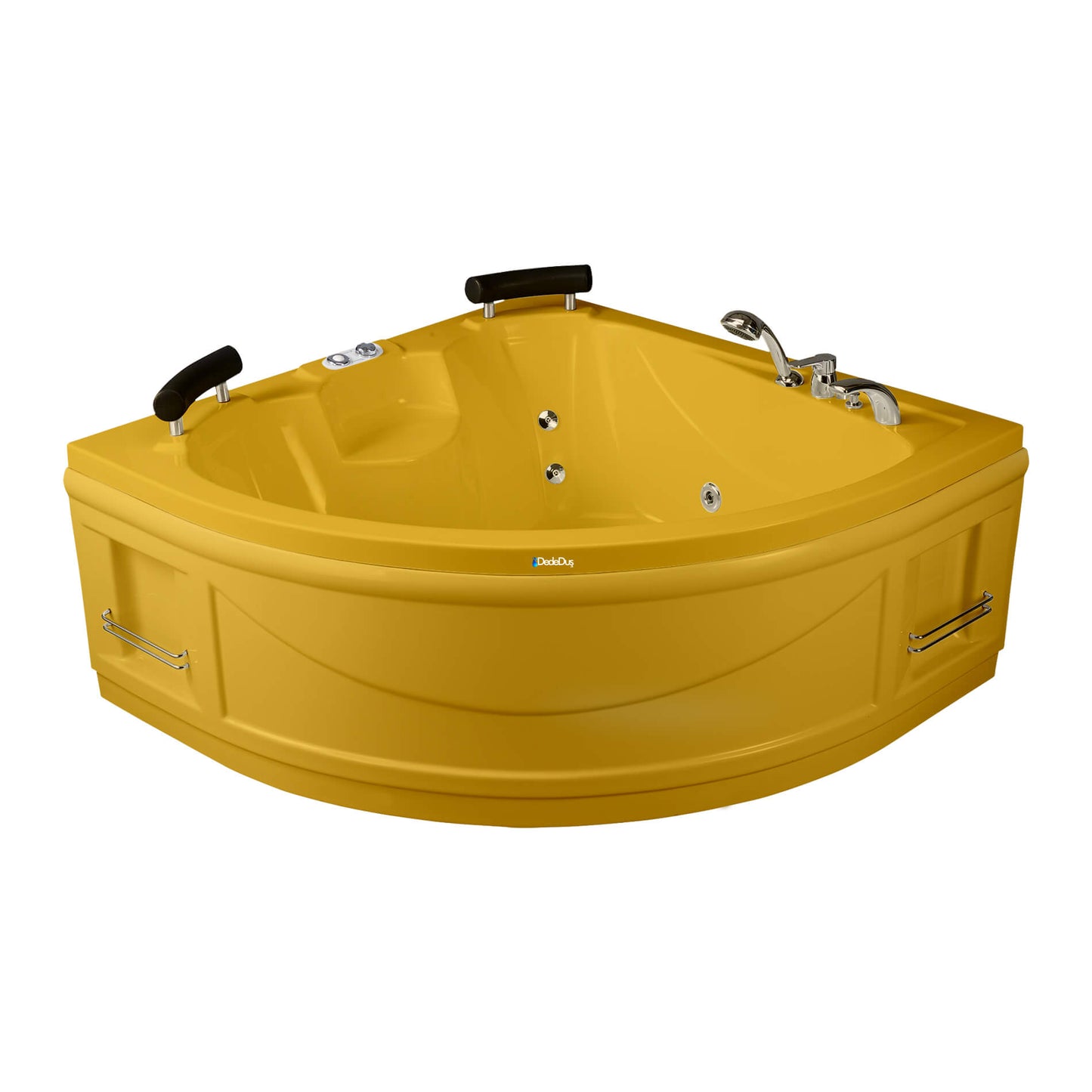 çift kişilik sarı 140x140 oval köşe jakuzi, Pro modeli, Dede Duş, Yozgat, Van, Uşak