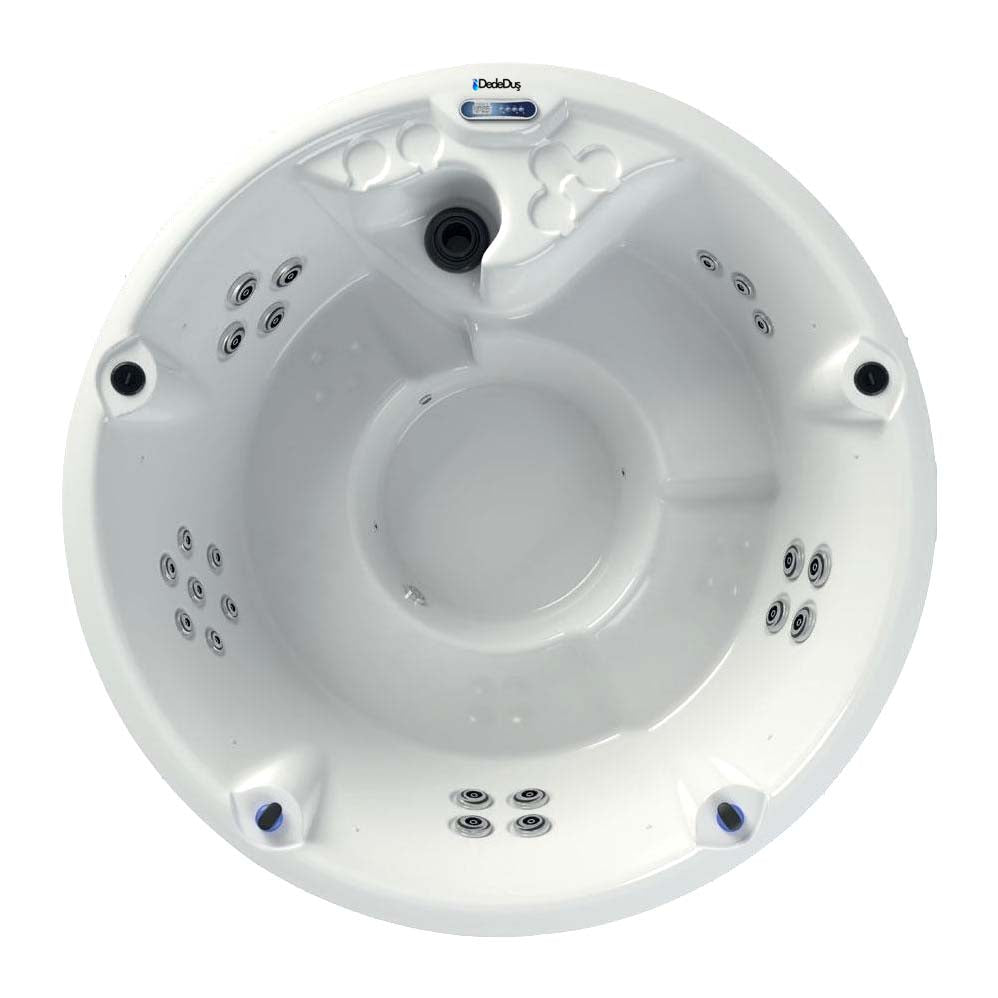Dede Duş Pro SPA Yuvarlak Jakuzi 5 kişilik Bodrum
