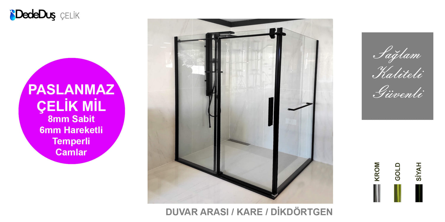 Dede Duş | Paslanmaz Duşakabin