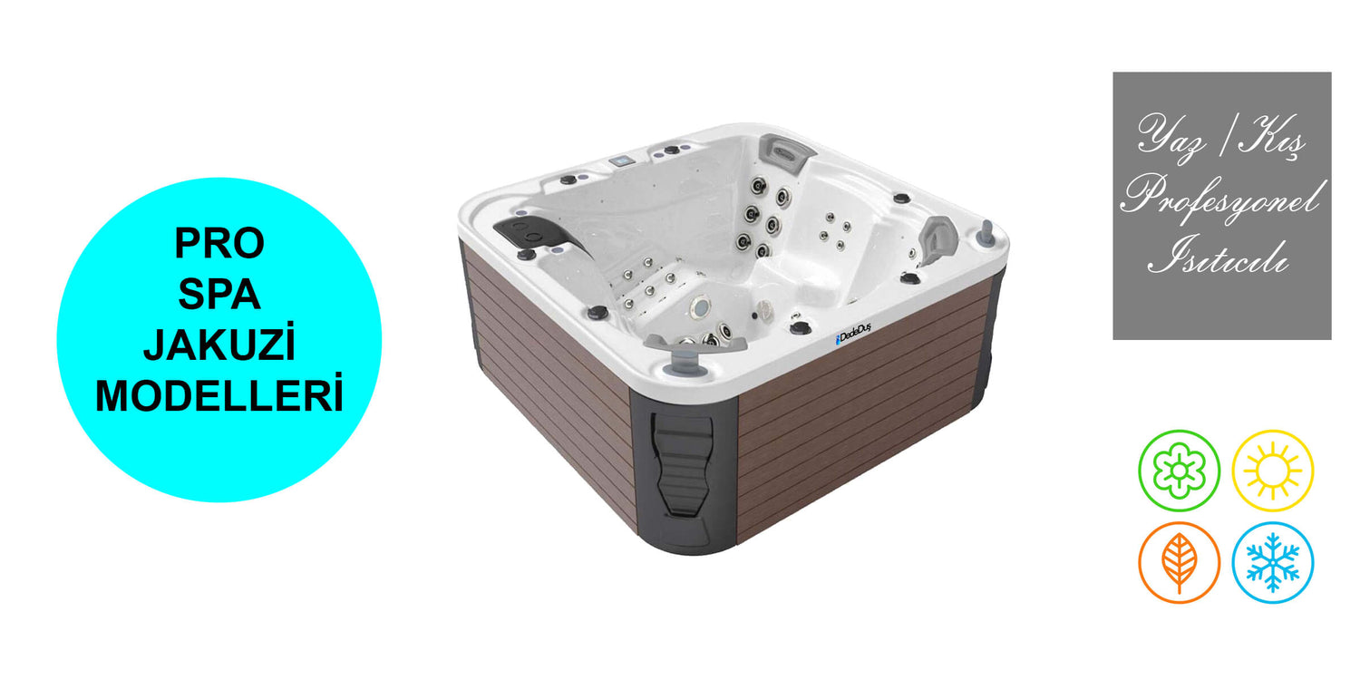 Dış mekan SPA jakuzi modelleri ve fiyatları PRO Dede Duş