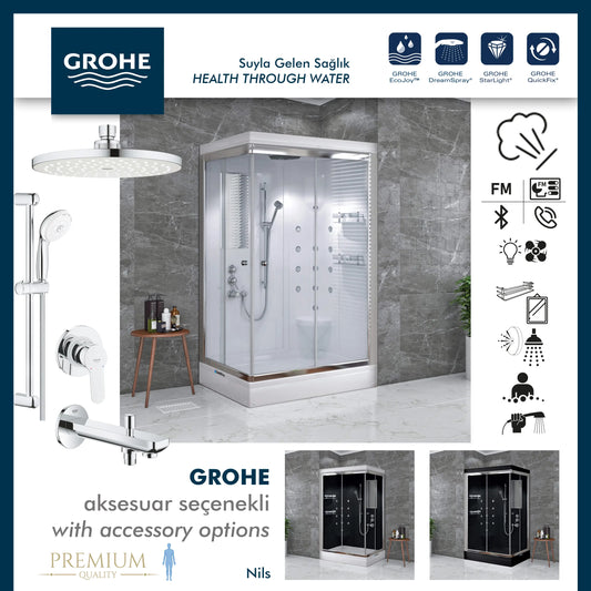 Grohe | Nils Buharlı Kompakt Duş Sistemi
