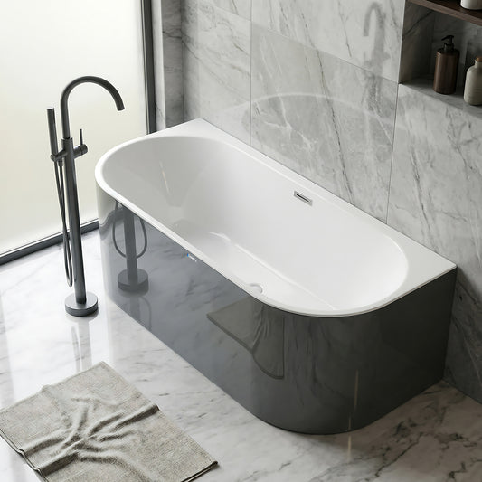 Şehirli yaşam tarzına uygun premium dinlenme alanları yaratan, şık yer bataryalı Teodor masajlı küvet uygulaması.