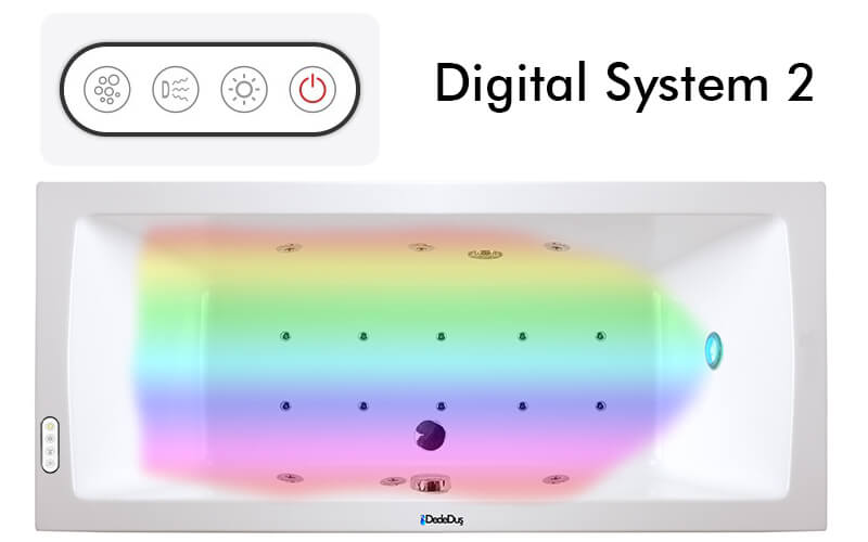 Sanacryl Digital System 2 jakuzi, hidro masaj sistemi