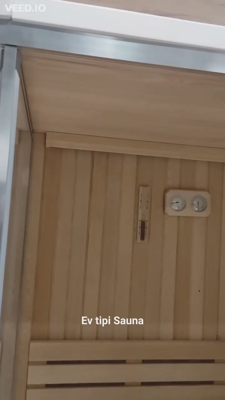 Ahşap sauna odası