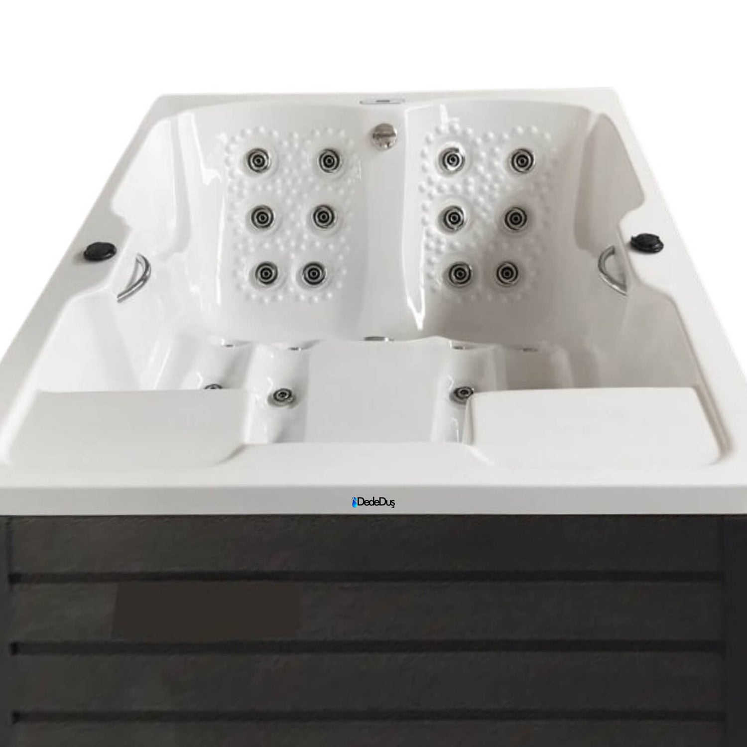190x150 cm, profesyonel iki kişilik Whirlpool Sistem jakuzi, Dede Duş, Çengelköy, Kartal