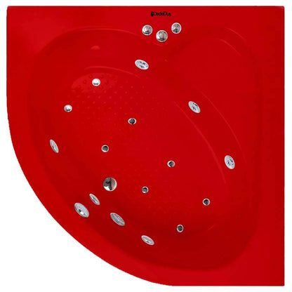 dede duş oval oturmalı kırmızı küvet içi mod Çerkezköy