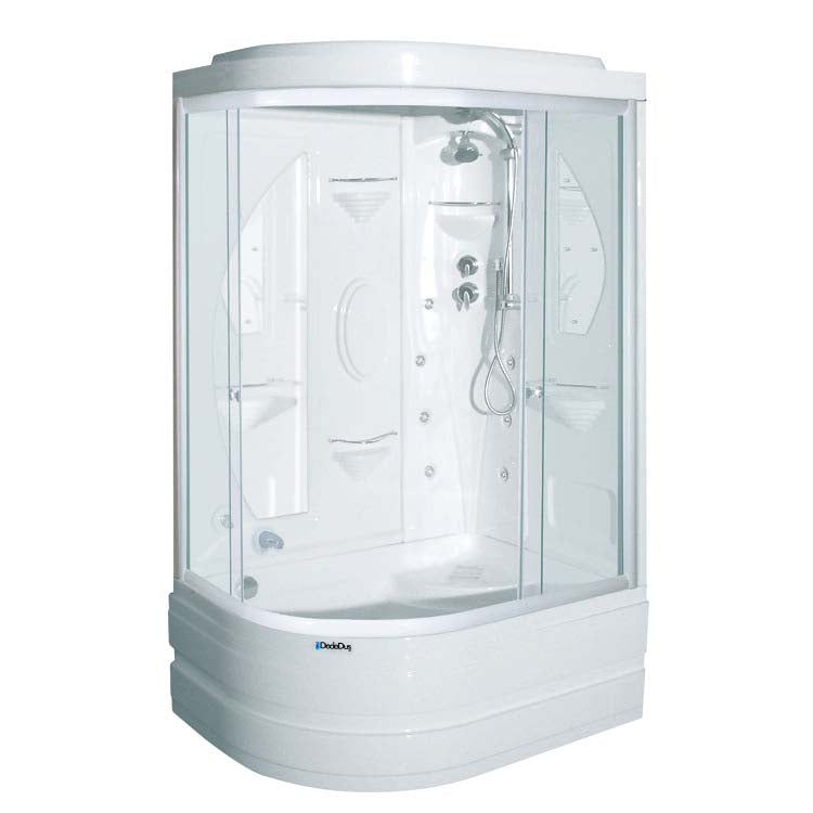 Kompakt duşakabin sauna 120x90 asimetrik powerful dede duş