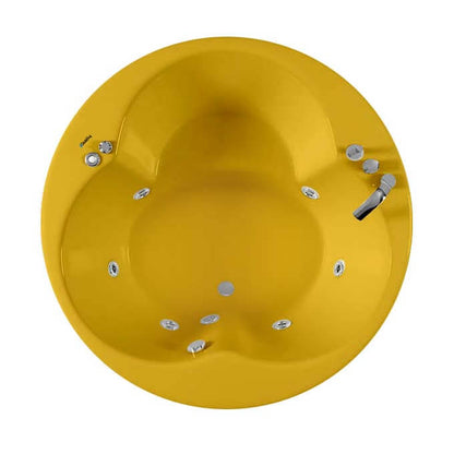 sarı renkli 150 cm çaplı yuvarlak jakuzi PRO-S451 Sakarya