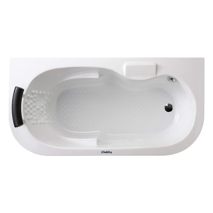 Beyaz renkli, 160x80 cm ölçülerinde küvet, Dede Duş, Banyo Concept, Beşiktaş