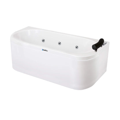 Beyaz renkli, 180x80 cm Tek kişilik, köşeleri oval, PRO jakuzi, Dede Duş, Banyo Concept, Derince